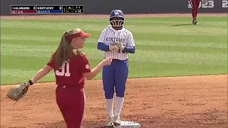 #14 Alabama vs Kentucky | Game 3 | Full College Softball 03/30/2024