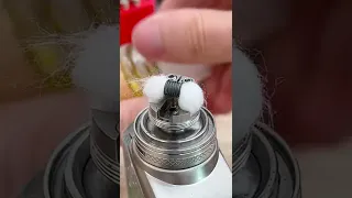 Homemade heating coil, make cotton: Vaping ASMR