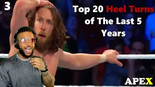 WWE Top 20 Heel Turns of The Last 5 Years