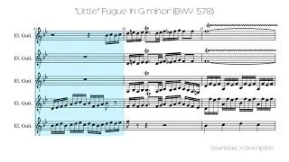 🎶 "Little" Fugue In G Minor (BWV 578) 🎸🎸