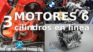 3 motores de 6 cilindros en línea que nos encantan: El Slant Six de Dodge Chrysler, BMW M30 y Mazda