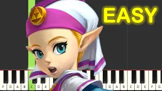 Zelda's Lullaby Easy Piano Tutorial