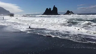 Тенерифе. Пляж Бенихо. Tenerife. Playa de Benijo