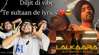 Diljit Dosanjh - Lalkaara Reaction | ft. Sultaan | Ghost | Intense | Ash | Action Reaction