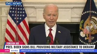 Pres. Biden Signs Bill Providing Military Assistance to Ukraine