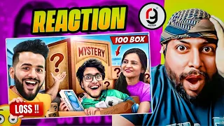 FUKRA INSAAN - I Ordered 100 Mystery Boxes for my family Ft.@triggeredinsaan 😍| REACTION BY RG