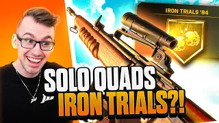 THE SOLO QUADS REAPER TAKES ON  IRON TRIALS  (Hardest Warzone Challenge 😰)