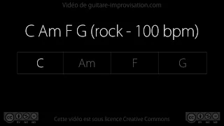 C Am F G (rock - 100 bpm) - Backing Track