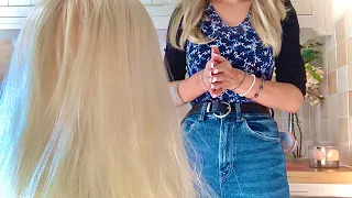 ASMR - Hair makeover consultation and scalp check 👱‍♀️