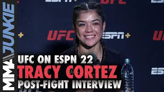 Tracy Cortez praises team around her for continuing her winning ways after UFC on ESPN 22 victory