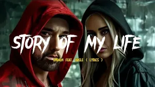 Eminem feat. Adele - Story of my life ( lyrics ) #Eminem #lyrics #Adele