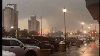 Tornado just a few meters away from my Wife and Daughter