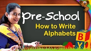 Learn Alphabets For Kids | How to Read English Alphabets | How to Write English Alphabets