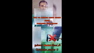 How to Remove white stains from Aquarium tank Glass | ❌ நல்லா Blade வெட்சி சொரண்டலாமா ⁉️