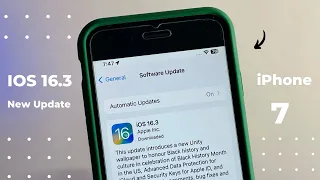 IOS 16.3 new update for iPhone 7 || How to download ios 16 update in iPhone 7