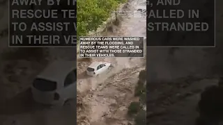 Severe flooding strikes northeastern Spain city | #shorts #newvideo #trending #weather