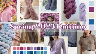 spring knitting plans 2023 | 11 spring patterns, yarn ideas, and what I plan to knit