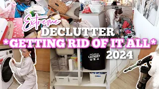 THROWING OUT EVERYTHING I OWN IN 2024! (Extreme Decluttering & Organising for a Fresh Start)
