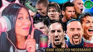 (2 em 1) AS MAIORES SUPERAÇÕES DO FUTEBOL pt. 1 e 2 | Paródia Amor e Fé | FutParódias - REACT