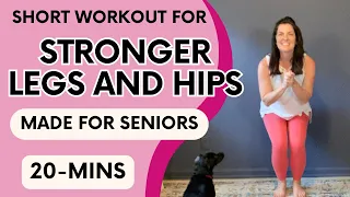 Strength workout for seniors - legs and hips - all standing