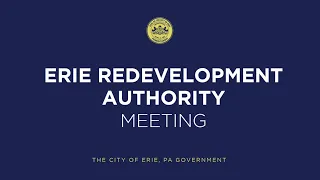 Erie Redevelopment Authority Meeting - January 9, 2023
