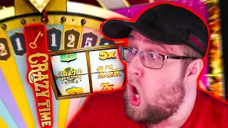 ONE AWAY FROM 15X TOP SLOT CRAZY TIME! (RAGE)