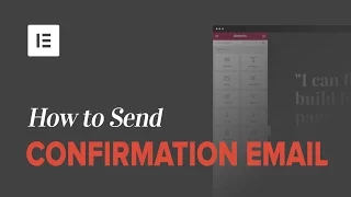 How to Send Confirmation Emails in WordPress With Elementor Pro