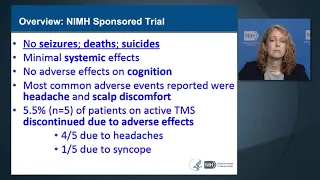 NIH basic training course on transcranial magnetic stimulation (TMS) - Risks and Safety