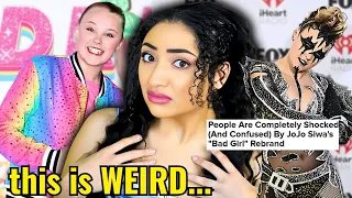 Jojo Siwa is A MENACE (or is she a genius?) her BIZARRE rebrand +More #reaction