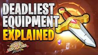 Craft Killer Equipment 110% Health Reduction Accumulated Stack  Concealed Dagger | Rise of Kingdoms