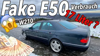 Fake E50 AMG Verbrauchsmessung (W210) Ep. 3