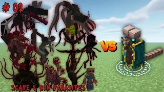 All parasites (Scape and Run Parasites MOD) vs. Neo - Ratlantean (Rats MOD) in MINECRAFT.1VS.1. #vs