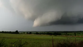 Wall cloud Oklahoma spring 2023