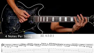 4 Notes Per String 4-3-2-1