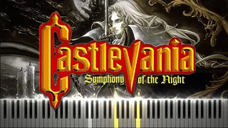 Dance of Pales (Castlevania: Symphony of the Night) - Synthesia / Piano Tutorial