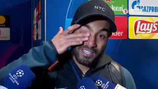 Lucas Moura crying after watching Brazilian commentary of his winning goal against Ajax