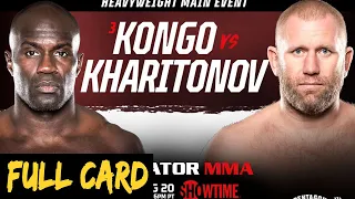 Bellator 265 Kongo vs. Kharitonov Full Card Predictions & Betting Tips