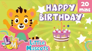 Happy Birthday Song + Colors Of The Rainbow + More Little Mascot Rhymes & Kids Songs