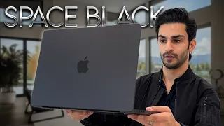 SPACE BLACK MacBook Pro M3 Pro Unboxing + Space Gray Comparison!