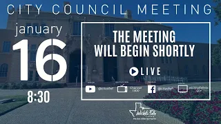 City Council January 16, 2024