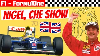 Nigel Mansell F1 Tribute. Ferrari, Senna, sorpassi e spettacolo