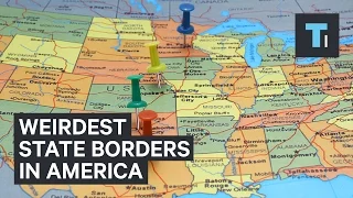 How the 5 weirdest state borders in America were created