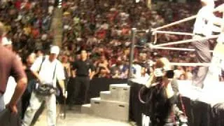 Entrada de CM Punk y Cryme Tyme sobre Manu, Dibiase y Rhodes en el Choliseo