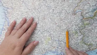 ASMR ~ Auvergne-Rhône-Alpes, France History & Geography ~ Soft Spoken Map Tracing Google Earth