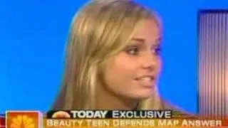 Miss Teen USA 2007 South Carolina Responds on Today show