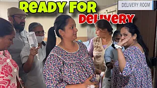 Priya Delivery ke liye Ready ho gyi || Going to Delivery Room || priya jeet vlogs #couplevlogs