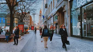 PRAGUE STREETS - Spring Walk 4K - Walking in the Center - Relaxing City Ambience - Virtual Tour ASMR