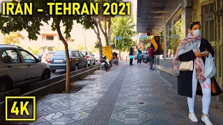 TEHRAN 4K, North Sohrevardi Street, IRAN 2021, Part 2 | تهران، خیابان سهروردی شمالی