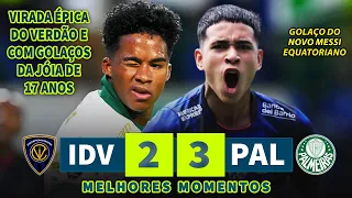 VIRADA COM GOLAÇO DO MLK DE 17 ANOS | Independiente Del Valle x Palmeiras | Melhores Momentos 2024