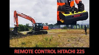 Hitachi ZX 225 Remoquip Remote Control Excavator Test Drive